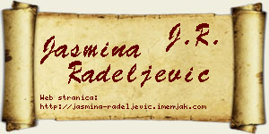 Jasmina Radeljević vizit kartica